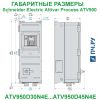 Габаритные размеры Schneider Electric Altivar Process ATV 900